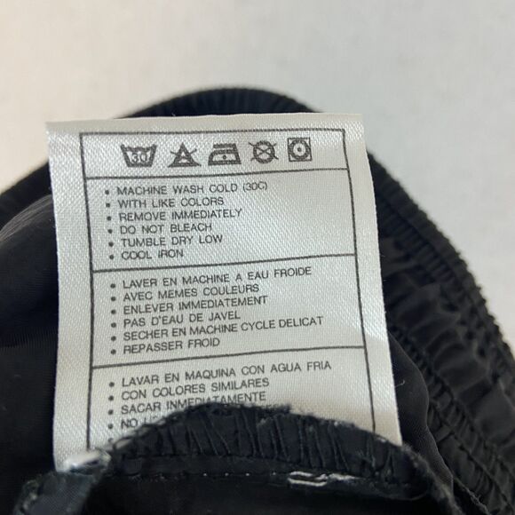 Vintage 90s Nike Black Windbreaker Track Pants Men's XL Drawstring Gorpcore - Picture 10 of 11